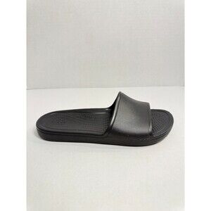 0117 Crocs Classics Slip On Black Sandals-US 7 Womens